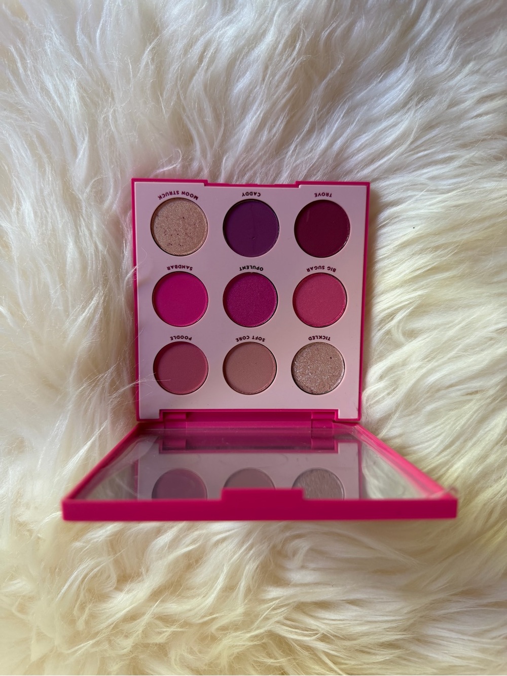 NWT Colourpop pink eyeshadow palette ooh la la 3x3